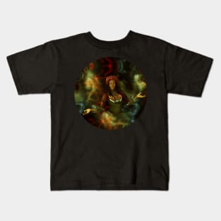 African voodoo witch woman Kids T-Shirt